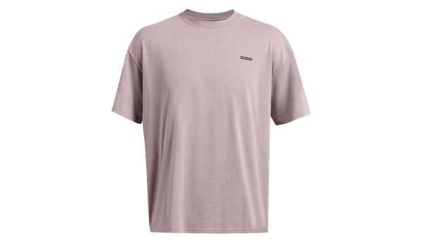 Under Armour M Icon Heavyweight Oversized Logo Wash Short Sleeve