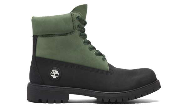 Timberland 6 In Premium WP Boot Black Nubuck Green