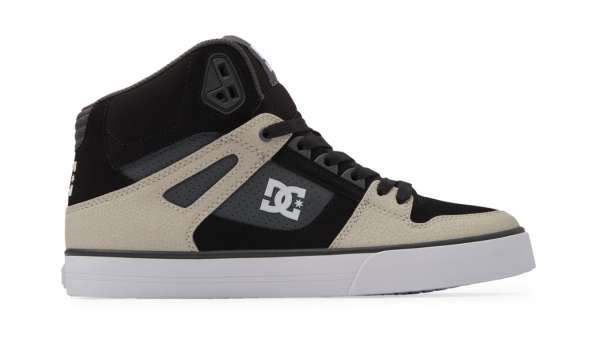 DC Shoes Pure High Top Black Grey Brown