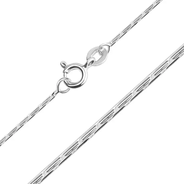 Nyaklánc ezüstből - gömbölyített pálcikák, 1 mm