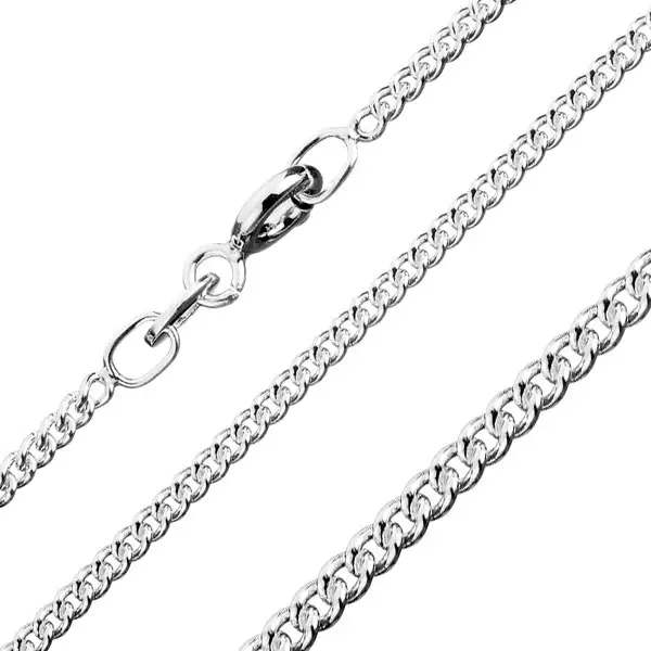 925 ezüst nyaklánc - kerek láncszemek, 1,7 mm