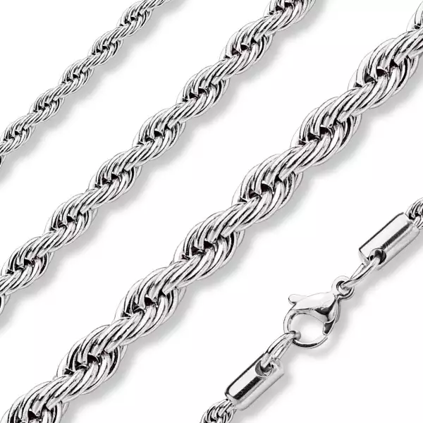 Csavart lánc sebészeti acélból, 3 mm - Hossz: 460 mm