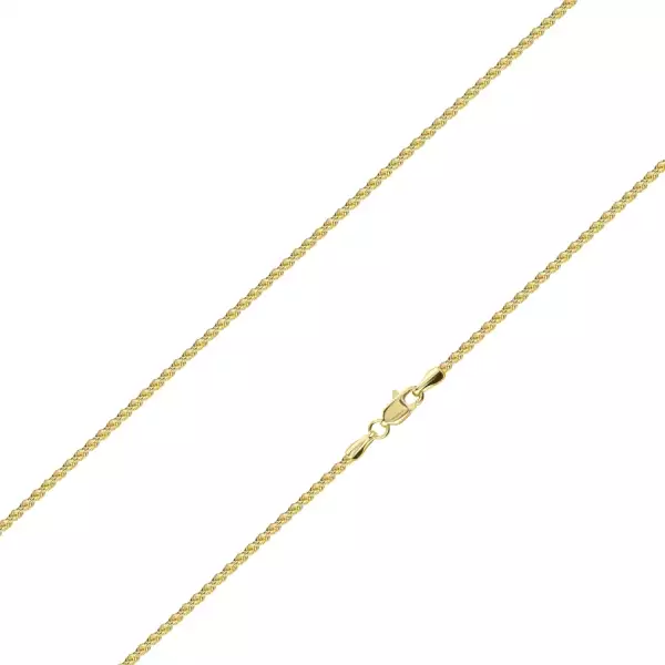 14K sárga arany lánc csavart Valis mintával