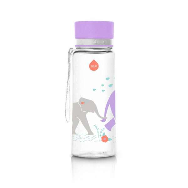 BPA mentes műanyag kulacs 400ml - Elefánt - Equa