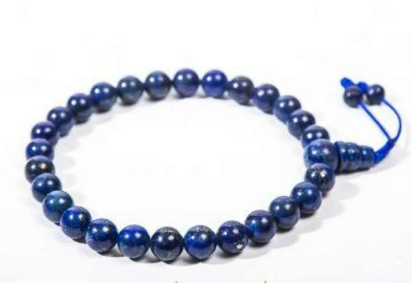 Lápisz lazuli csukló mála, állítható, a gyógyító gondviselés köve - Karma