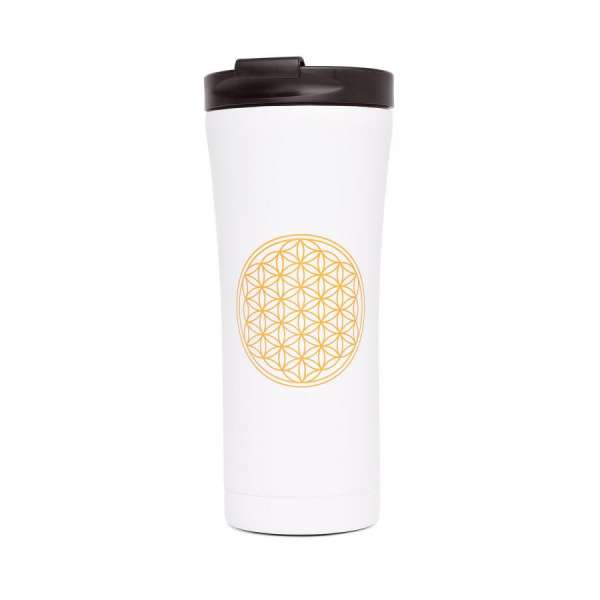 Rozsdamentes acél bögre 480 ml - Flower of life - Bodhi