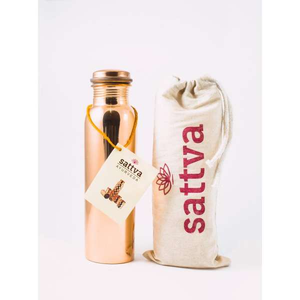 Réz kulacs, sima 950ml - Sattva Ayurveda