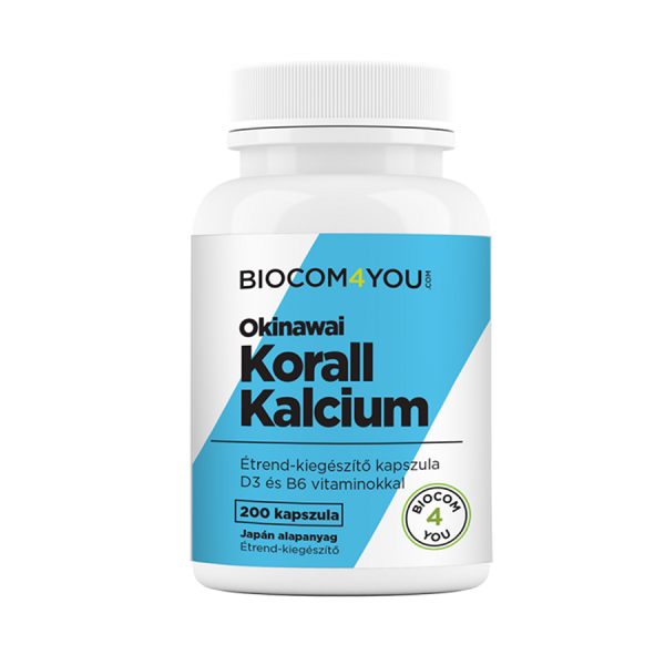 Okinawai Korall Kalcium kapszula 200 db - Biocom
