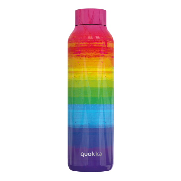 Hőtartó fémkulacs SOLID Rainbow fémkulacs 630 ml - Quokka