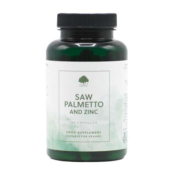 Fűrészes törpepálma (Saw Palmetto) 800mg cinkkel 15mg 120 kapszula – G&G