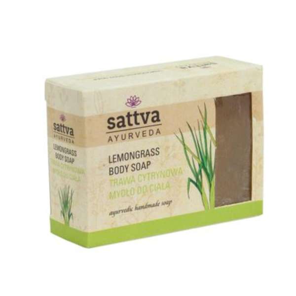 Ajurvédikus kézműves szappan - Citromfű 125g - Sattva Ayurveda