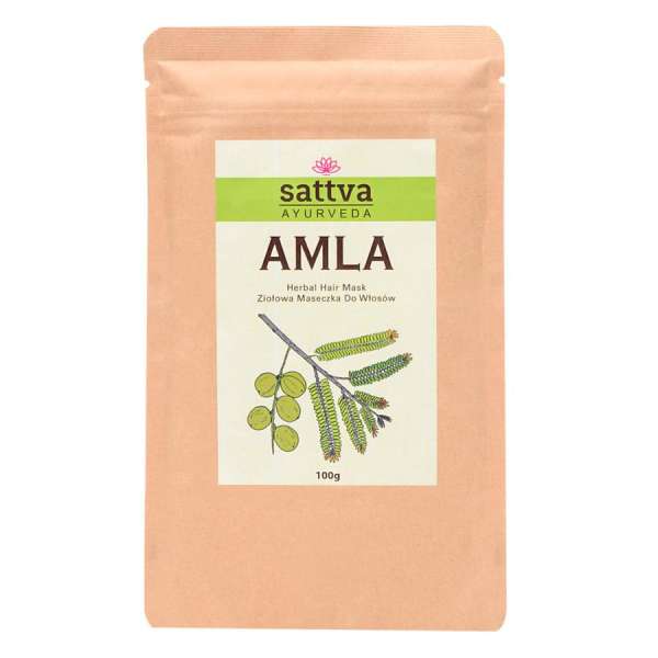 Gyógynövényes hajpakolás - Amla 100g - Sattva Ayurveda