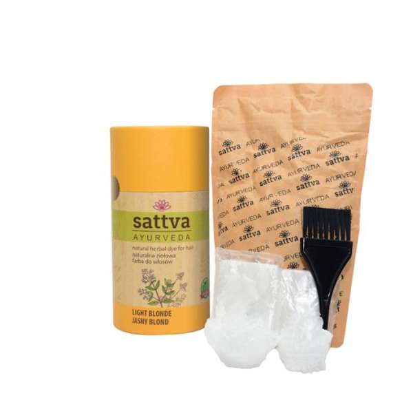 Henna - Természetes növényi hajfesték - világosszőke 150g - Sattva Ayurveda - KÖZELI LEJÁRAT!