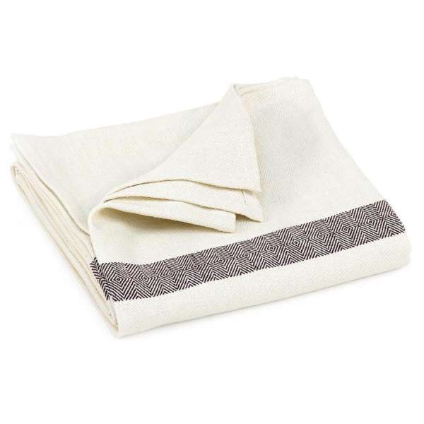 Pamut jógatakaró halszálkamintával - Ecrü - Bodhi