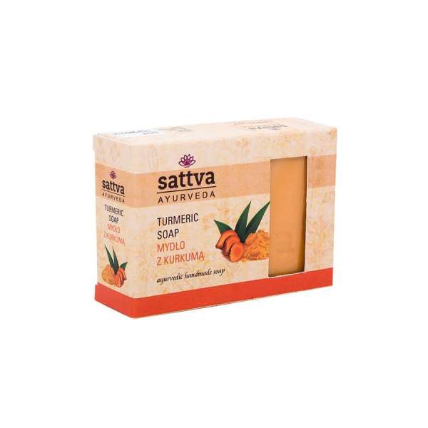 Ajurvédikus kézműves szappan - Kurkuma 125g - Sattva Ayurveda