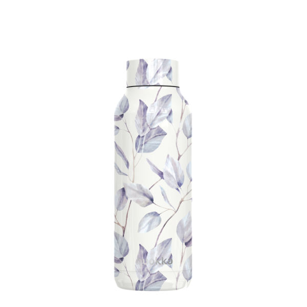 Hőtartó fémkulacs SOLID - Gray Bouquet 510ml - Quokka