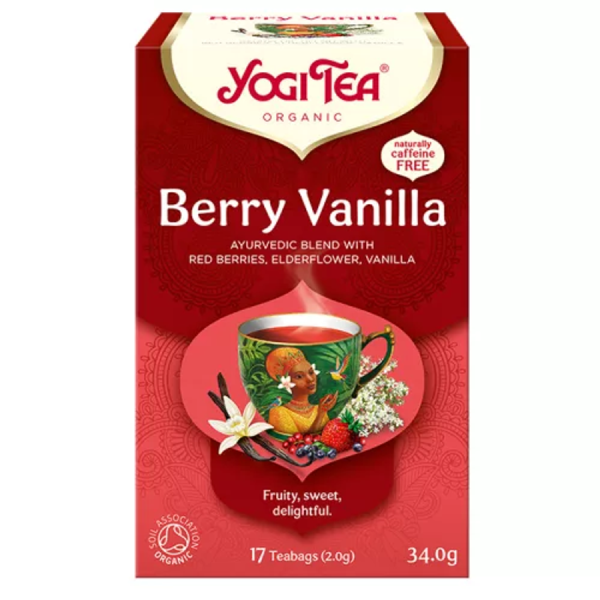 Bogyós gyümölcsös bio tea vaníliával - Yogi Tea