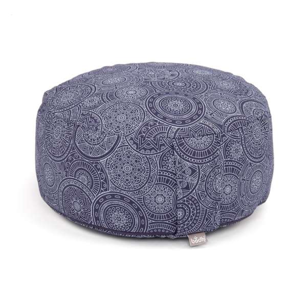  Bodhi Maharaja Collection RONDO – tönköly meditációs párna 32×20 cm – Mandala Dark Blue