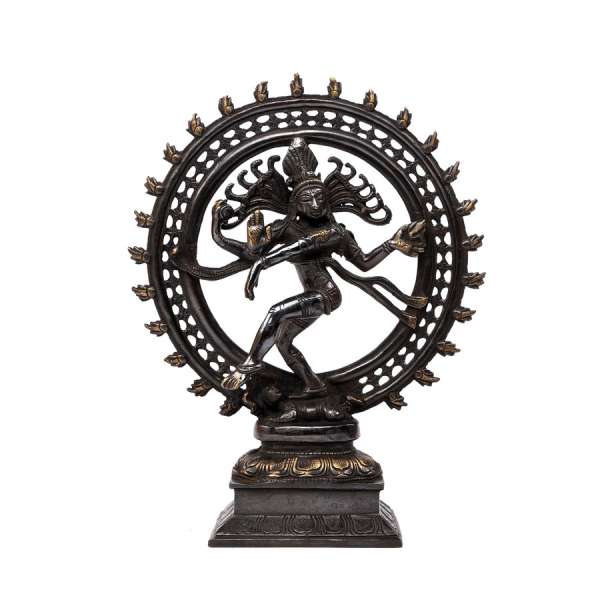 Nataraj réz szobor (fekete), kb. 35 cm - Bodhi