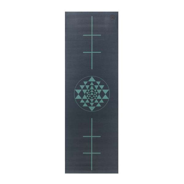 Bodhi Leela jógaszőnyeg YANTRA/ALIGNMENT - Midnight Blue
