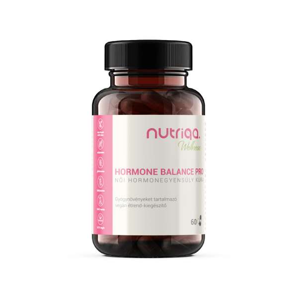 Nutriqa HORMONE BALANCE PRO - Női Hormonegyensúly Kúra 60 db vegán kapszulával