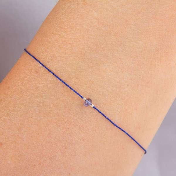 Csakra karkötő - Iolite - Throat Chakra (Blue) - Bodhi