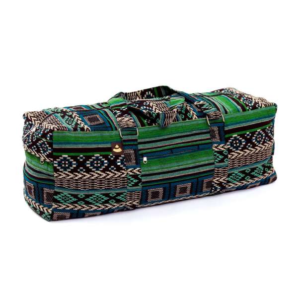 ETHNO Collection jóga táska - fekete-fehér-zöld mintás - Bodhi