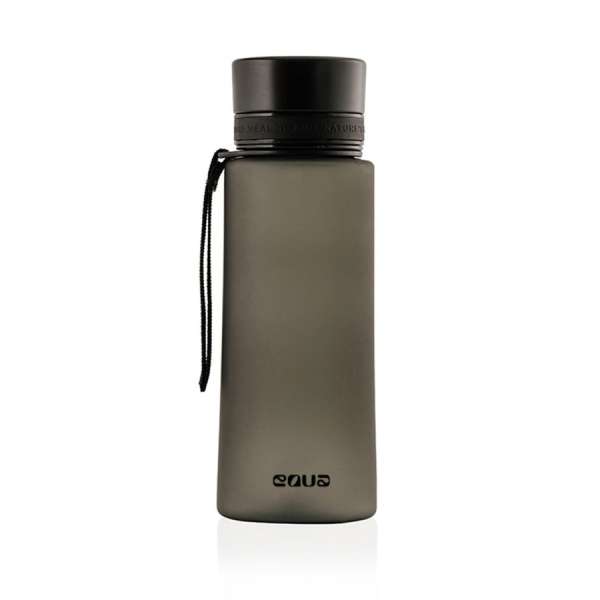 Bpa-mentes műanyag kulacs 600ml - Matte Black - Equa