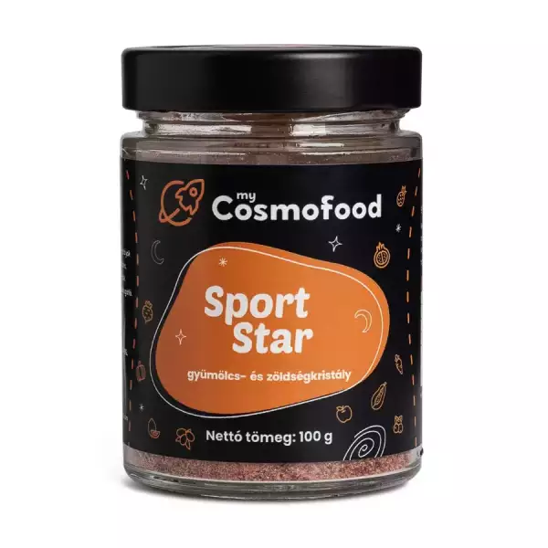 CosmoFood Sport Star gyümölcskristály - Csúcsteljesítmény! (100 g)