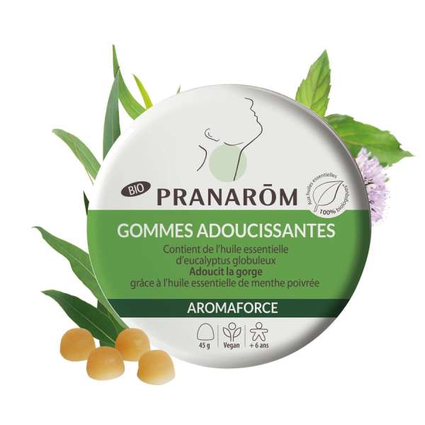 Pranarom AROMAFORCE Toroknyugtató pasztilla - Étrend-kiegészítő 45 g