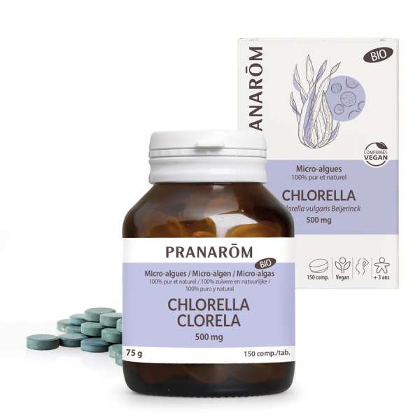 Pranarom Chlorella mikro-alga tabletta 500 mg 60 db