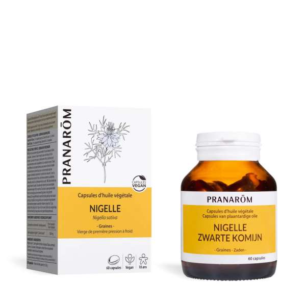 Pranarom Fekete kömény kapszula - bio 60 db