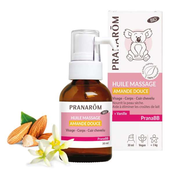 Pranarom Pranabb édes mandula masszázsolaj vaníliával 30 ml