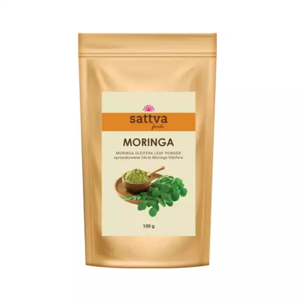 Moringa levélpor 100g - Sattva Ayurveda