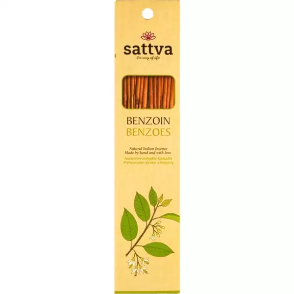 Benzoé természetes gyantás füstölő - 30 g - Sattva Ayurveda