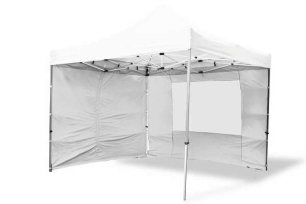 GARTHEN Kerti pavilon PROFI 3 x 3 m + 4 oldalfal fehér