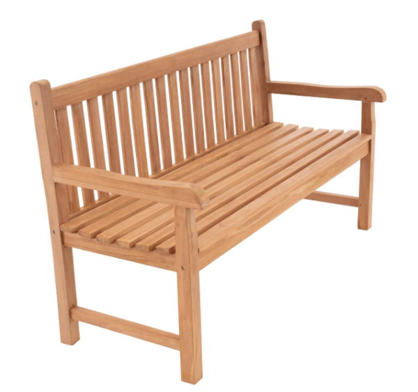 DIVERO Kerti pad 150 cm tíkfa