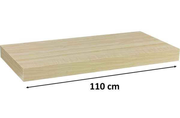 Fali polc STILISTA® Volato 110 cm - fa világos