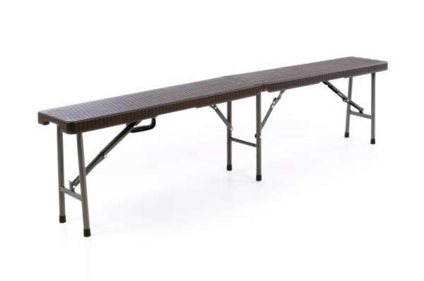 GARTHEN Kempingpad  rattan design 180 cm barna