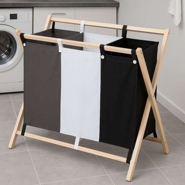 JAGO Szennyestartó 3 fiókkal 75 x 40 x 72 cm