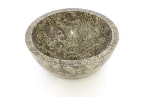 DIVERO Mosdókagyló természetes kőből