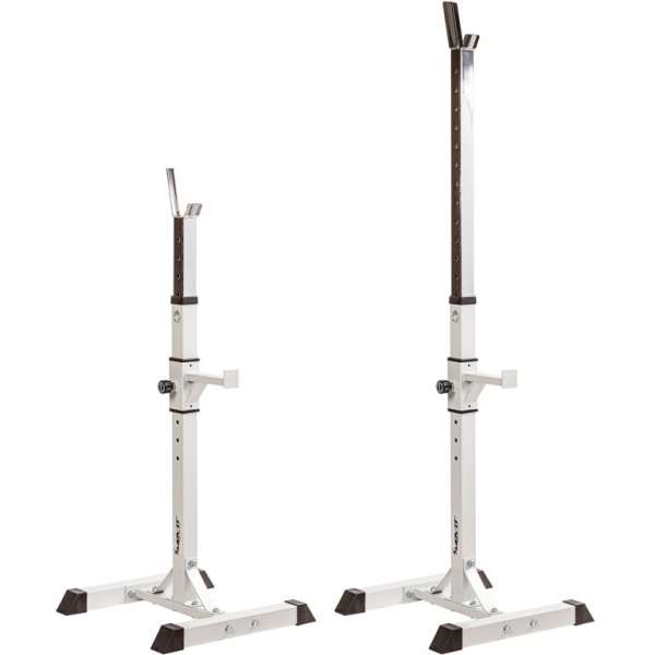 MOVIT Állvány súlyzókra állítható magasságú fehér