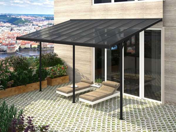 ROJAPLAST Napellenző pergola BRUCE J Szürke 618 x 305 cm