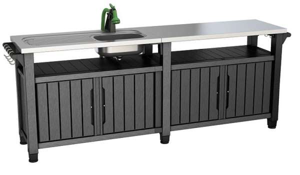 Kerti grillasztal UNITY Chef 415 L Grafit