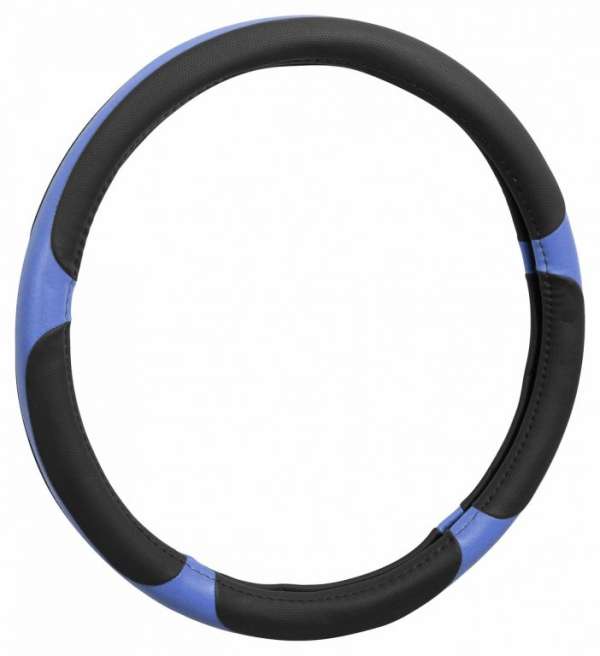 COMPASS Kormánykerék huzat GRIP kék/fekete