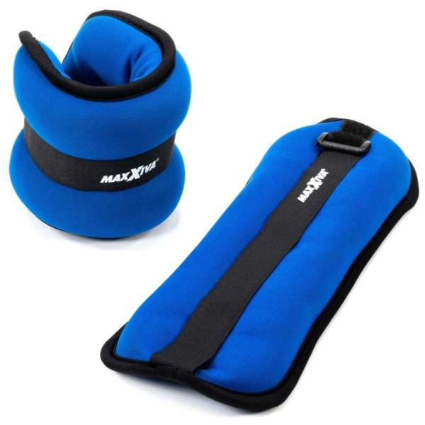 Neoprén csuklósúly MAXXIVA® Kék 2 x 1 kg
