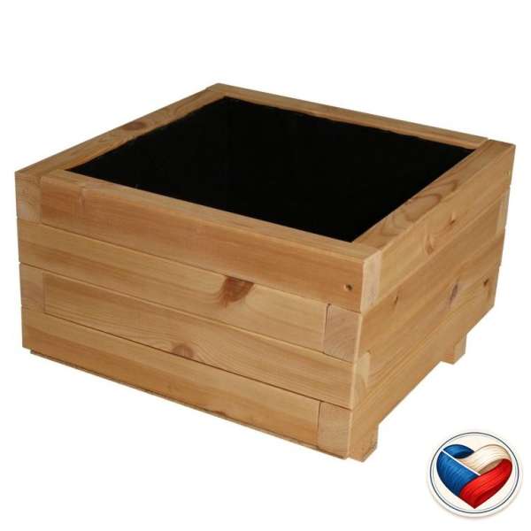 Fa virágcserép Flor 46 x 46 x 29 cm cseh gyártmány