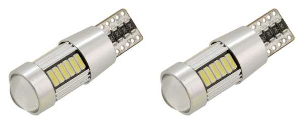 Compass Izzó 27 LED 12V NEW-CAN-BUS fehér 2 db