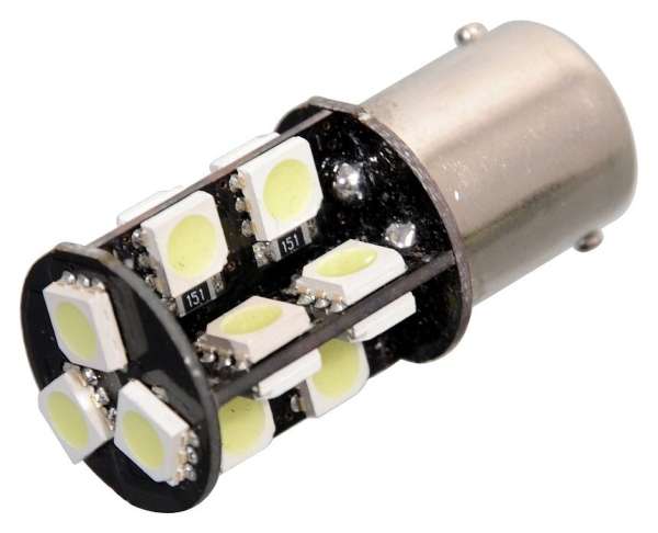 Compass Izzó 19 SMD LED 12V ellenállással CAN-BUS fehér