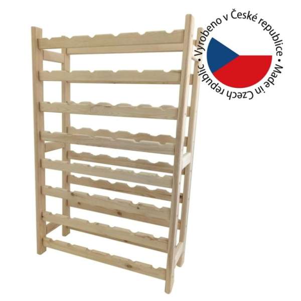 GABONI Bortartó állvány 48 üvegnek 64 x 120 x 25 cm